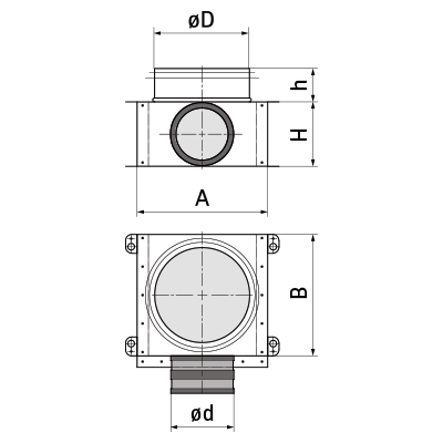 Plenum boxes > Plenum box SR-T1