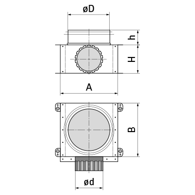 Plenum boxes > Plenum box SR-T1