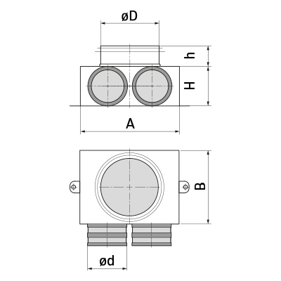 Plenum boxes > Plenum box SR-T