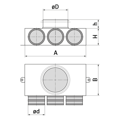 Plenum boxes > Plenum box SR-T