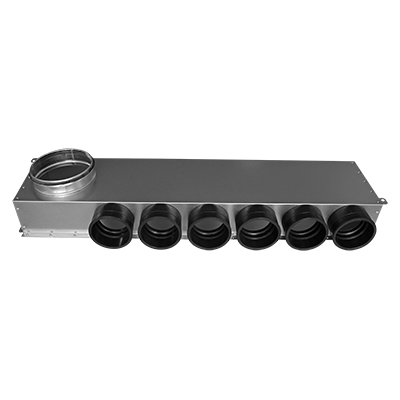 Plenum boxes > Corner plenum box, left-sided SR-RKN.L