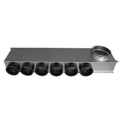 Plenum boxes > Corner plenum box, right-sided SR-RKN.P