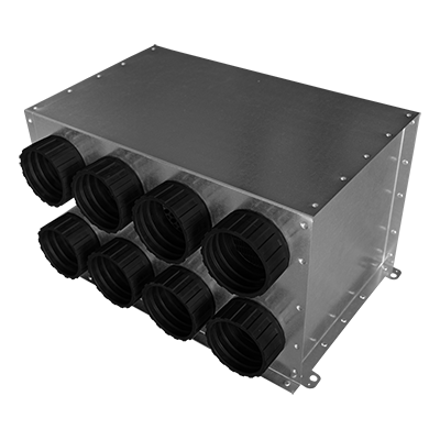 Plenum boxes > Double-row plenum box SR-RPD