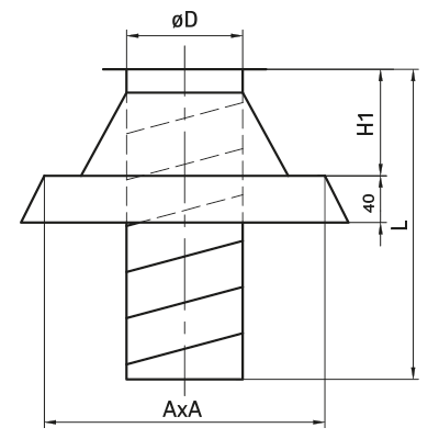 Roof bases > Roof base PD-B-II