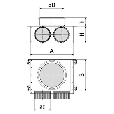 Plenum de conexión > Plenum de conexión SR-T2