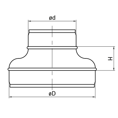 Reducers > Pressed reducer RC/RCPL