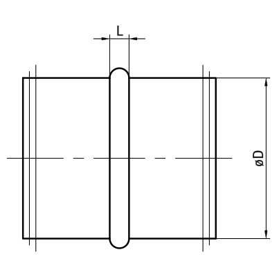 Female and male couplings > Male coupling NP(E)/NPL