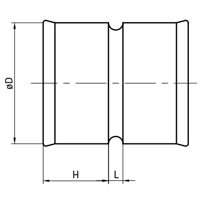 Female and male couplings > Female coupling MF(E)