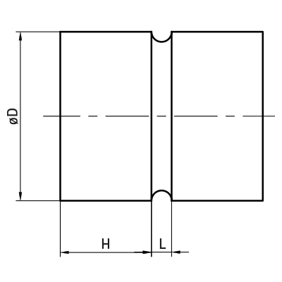 Female and male couplings > Female coupling MF(E)