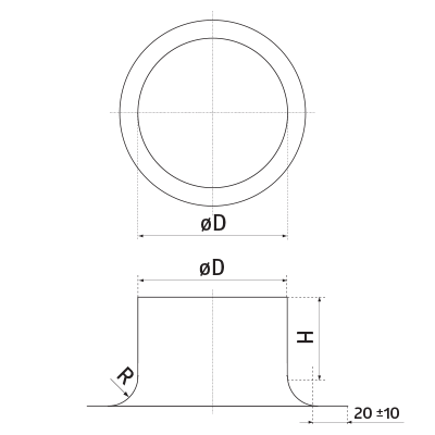 Saddles > Take-off with radius ILR/ILRL