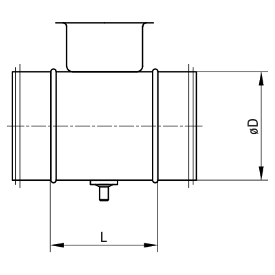 Standard dampers > Circular duct damper DS(E)/DSL