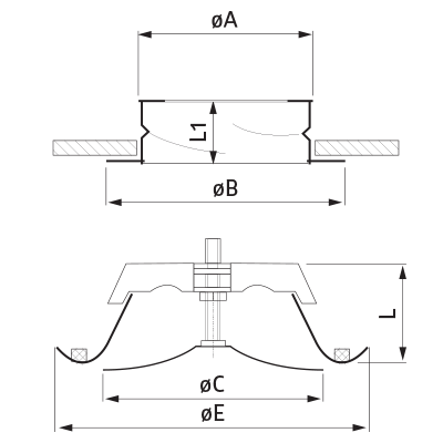 Supply air valves > Supply air valve SR-S