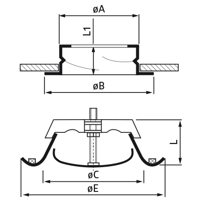 Exhaust air valves > Exhaust air valve SR-E