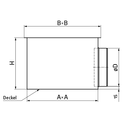 Plenum boxes > Plenum box SR ASN