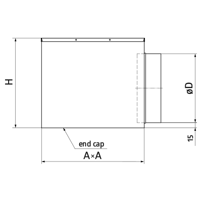 Plenum boxes > Plenum box SR HB40