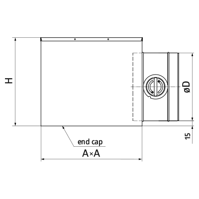 Plenum boxes > Plenum box SR HB40