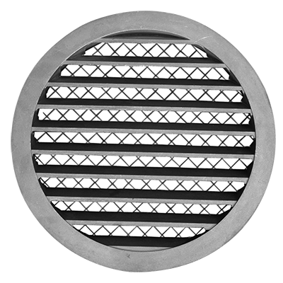 Lufteinlässe/-auslässe > Runde Lüftungsgitter aus Aluminium KWO-AL