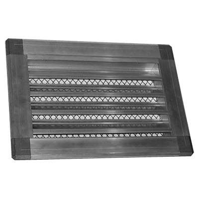 Entradas/salidas de aire > Entrada / salida de aire rectangular de aluminio anodizado CWA