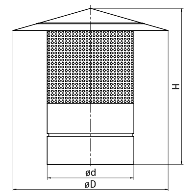 Air intake / exhauster and ventilation caps > Roof air intake K