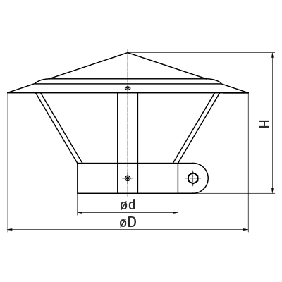 Air intake / exhauster and ventilation caps > Ventilation cap KV