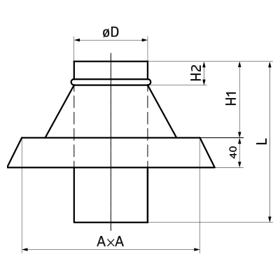 Roof bases > Roof base PD-B-I