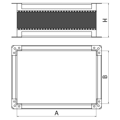 Conectores de ventilación > Tubo de conexión flexible rectangular KEP