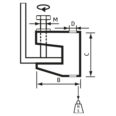 Pipe clips and bands > Beam clamp DWK