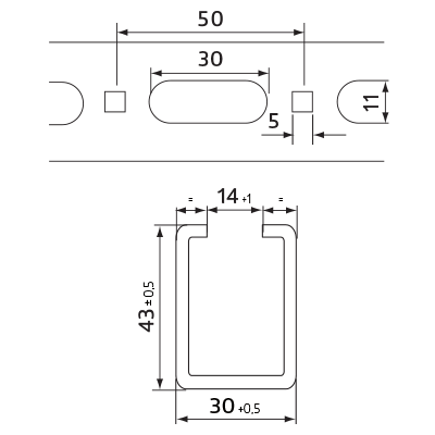 Montageschiene und Montagekonsole > Montageschiene W 107