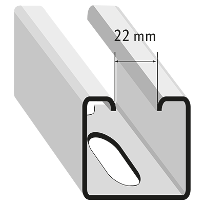 Montageschiene und Montagekonsole > Montageschiene W 41